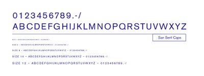 Sans serif ring font engraving options in various font sizes and all caps.