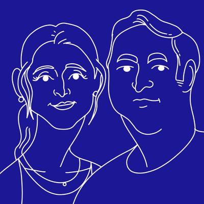 Drawing by Zac Karris of Hannan Cohen and Dan Miller for 30 Second Loves Stories Event by Frank Darling