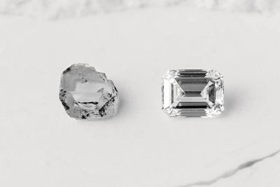 A lab-created sustainable diamond.