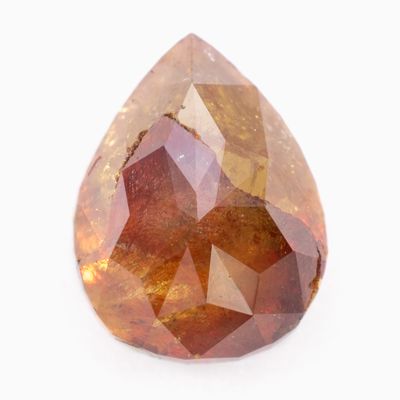 Rose Cut | Orange Pear 0.37ct