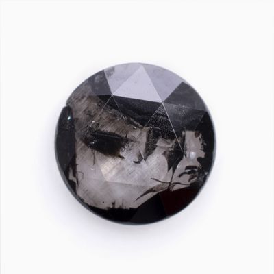 Rose Cut | Salt and Pepper Round 0.53ct