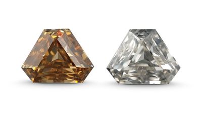 A color enhanced diamond