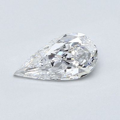 A pointy pear cut diamond