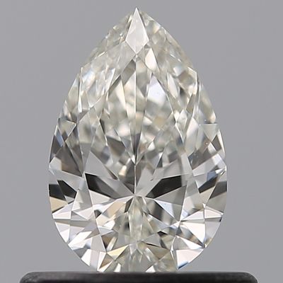 A very round pear cut diamond