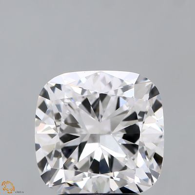 A brilliant cushion cut with round corners