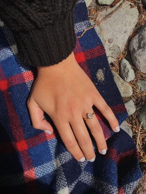 custom oval solitaire engagement ring