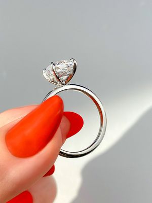 Custom Frank Darling platinum hidden halo.