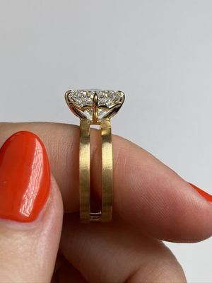 Frank darling custom art deco split shank